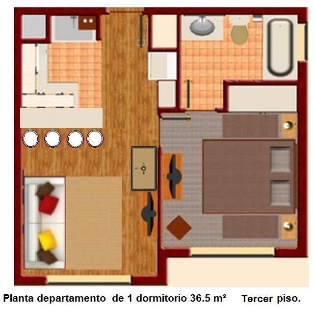 Depto Parque Suizo 800 Appartement Pucón Buitenkant foto